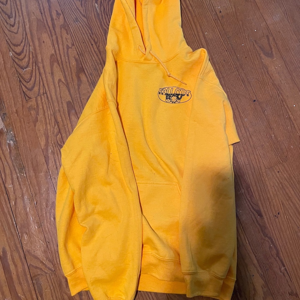 Fall out boy yellow hoodie